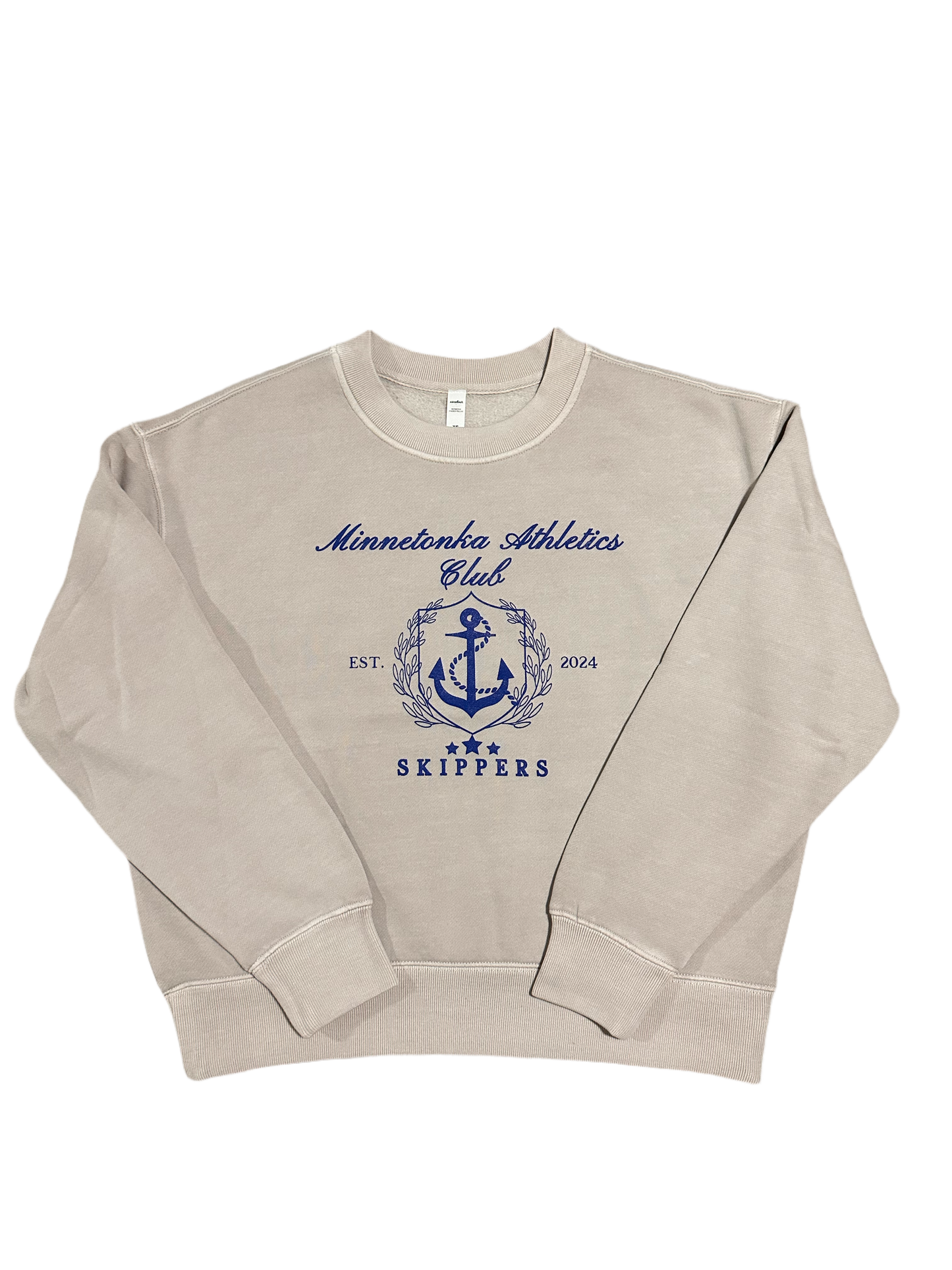Minnetonka Athletics Club: Women’s Faded Stone Relaxed Sweatshirt