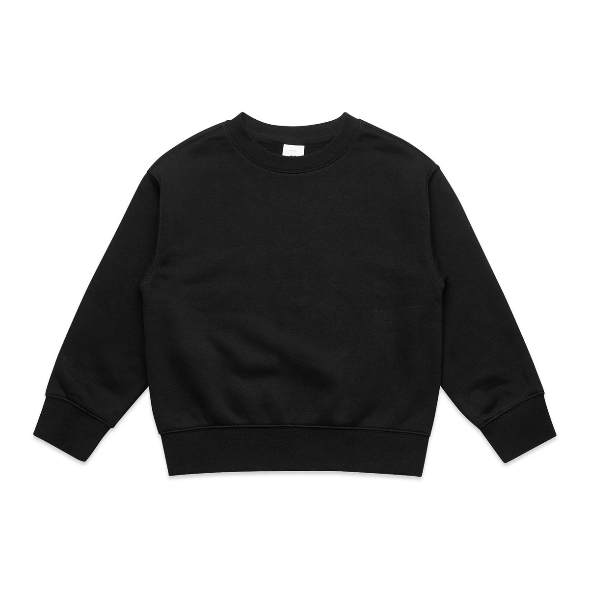 Kids Black Crew Neck Sweatshirt