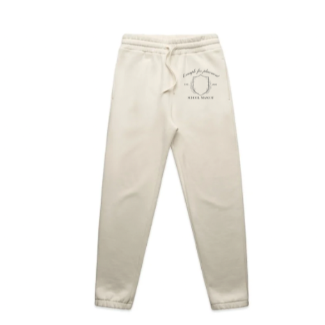 Women's Ecru Track Sweatpants