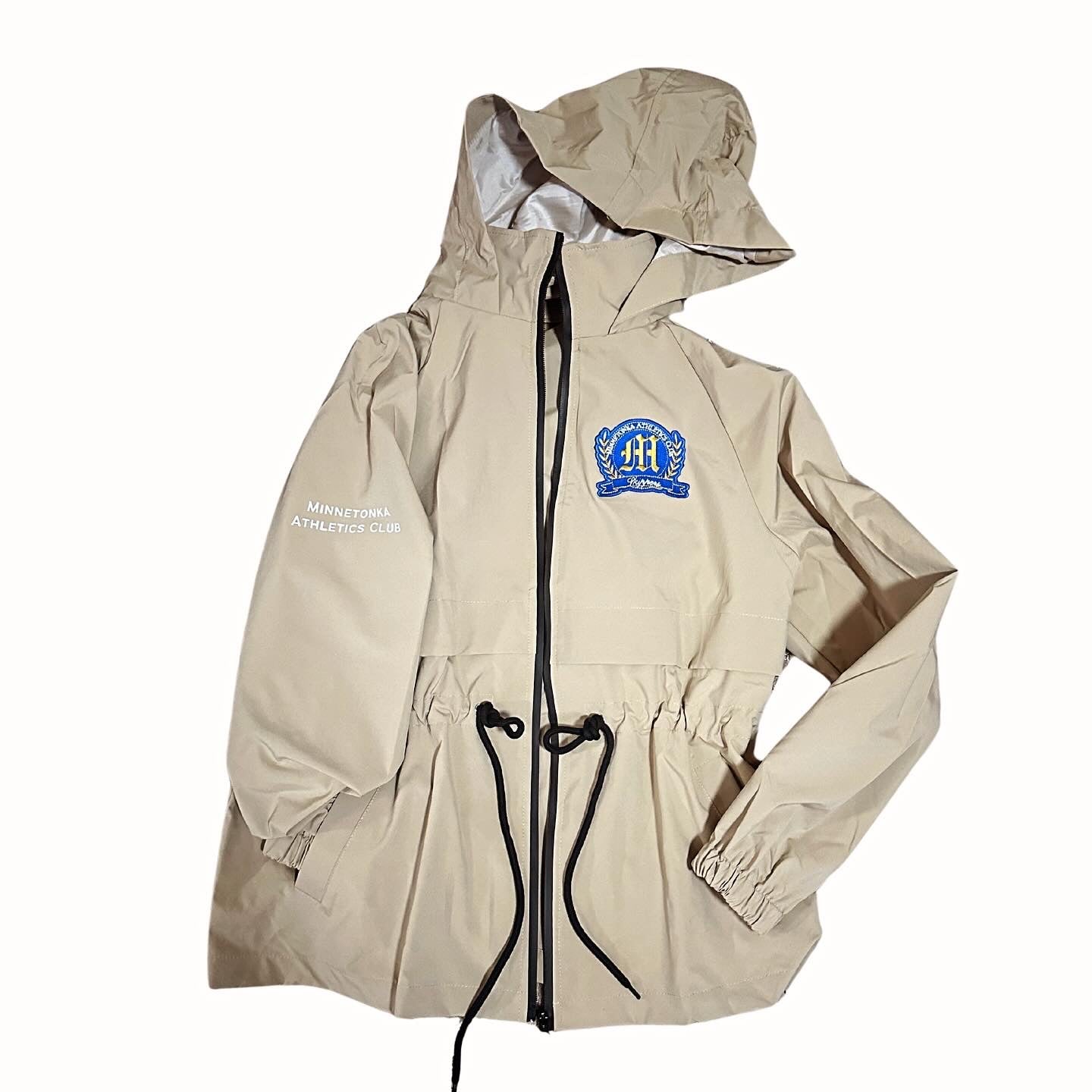 Minnetonka Athletics Club: Khaki Water proof Jacket