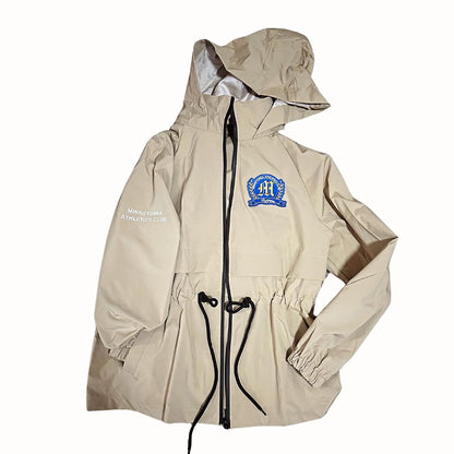 Minnetonka Athletics Club: Khaki Water proof Jacket