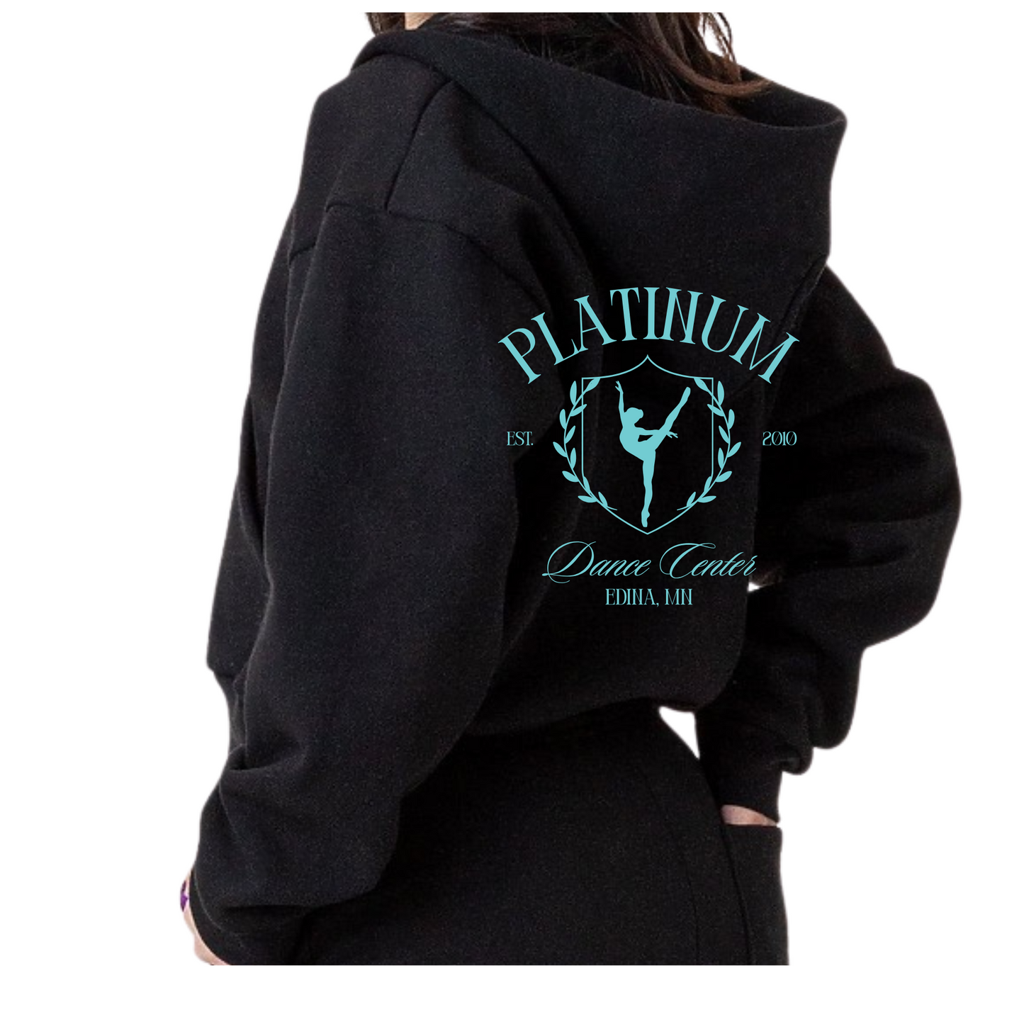 Platinum Dance Center: Cropped Zip Hoodie