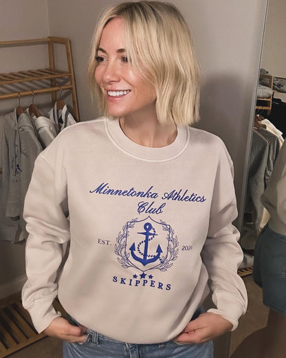 Minnetonka Athletics Club: Women’s Faded Stone Relaxed Sweatshirt