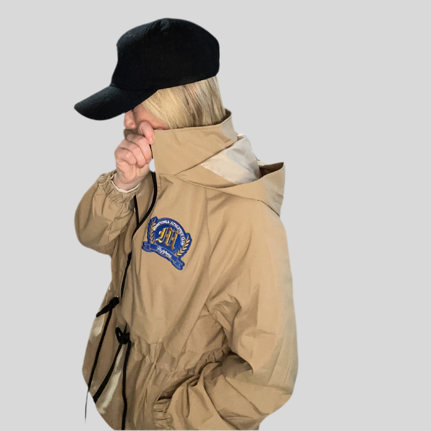 Minnetonka Athletics Club: Khaki Water proof Jacket