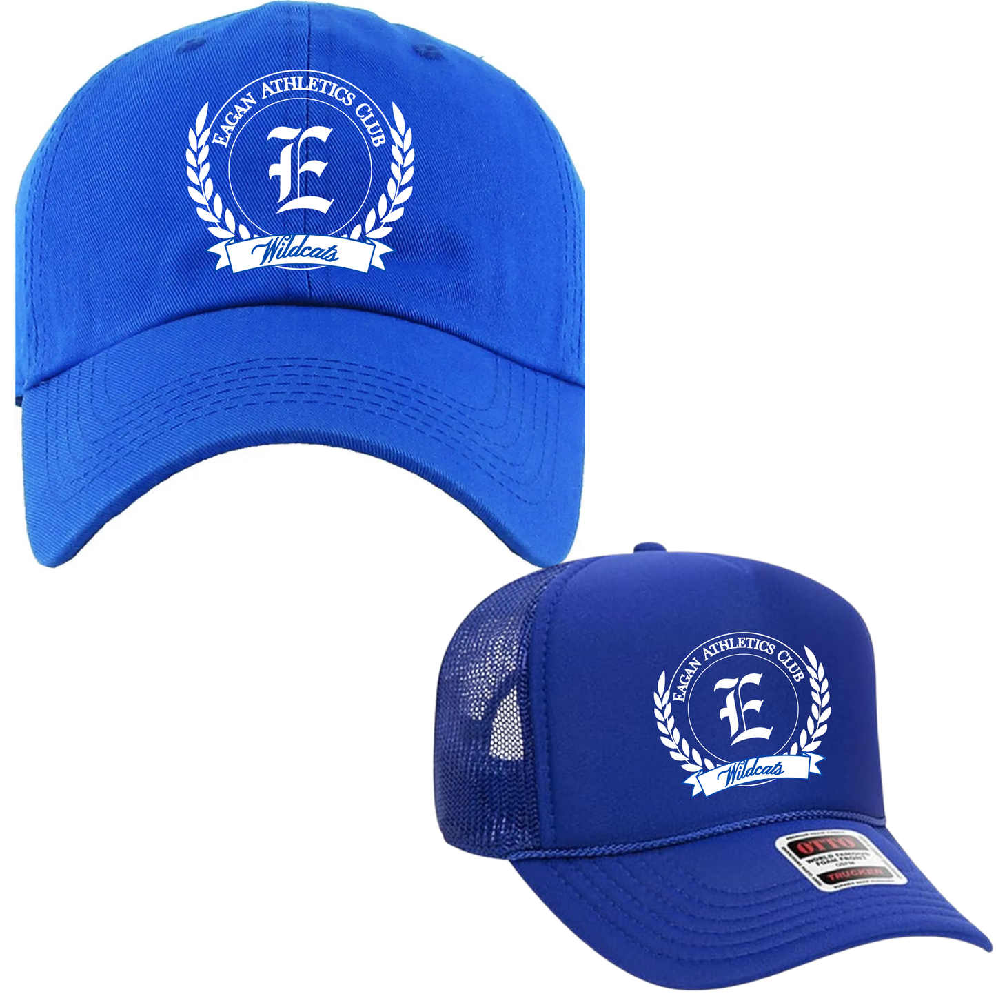 Custom Order: Eagan Athletics Club Embroidered Blue Hat