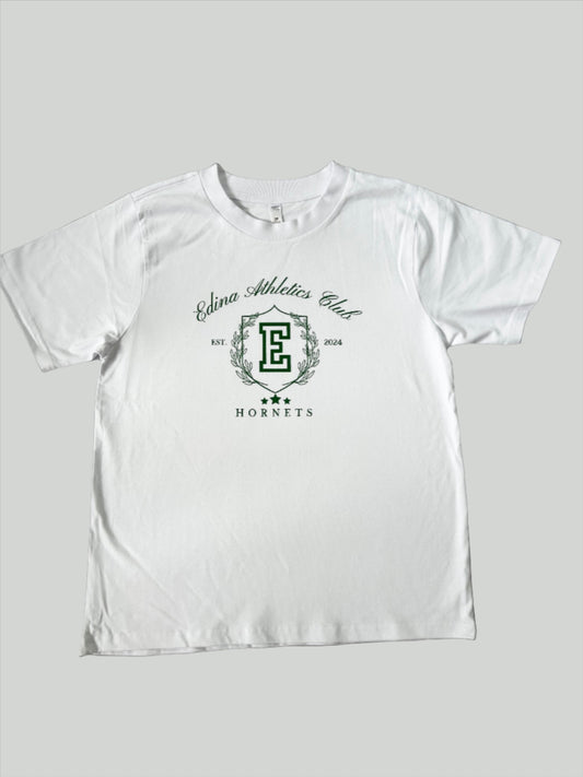 Edina Athletics Club: Women’s Heavy White Tee