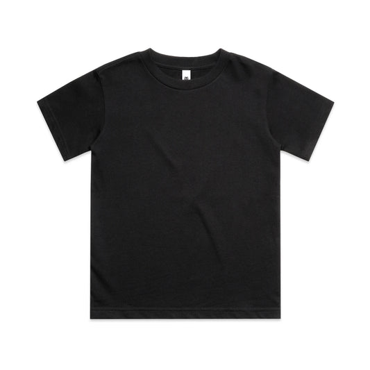 Kids: Black Crew Neck Tee