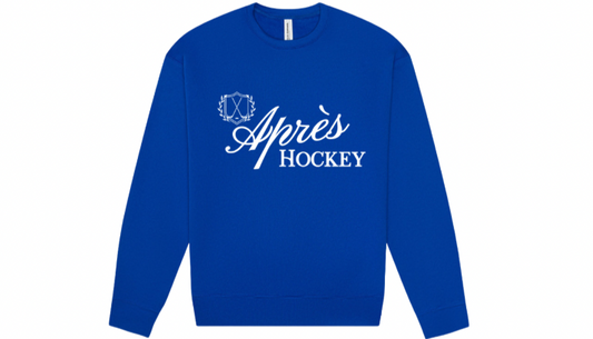 Après Hockey: Unisex Blue Sweatshirt