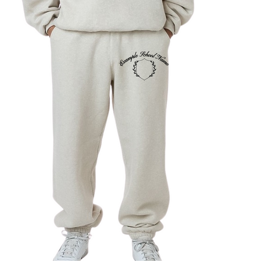 Unisex: Natural Heather Jogger Sweatpants